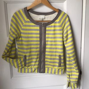 Greylin gray and yellow lightweight jacket